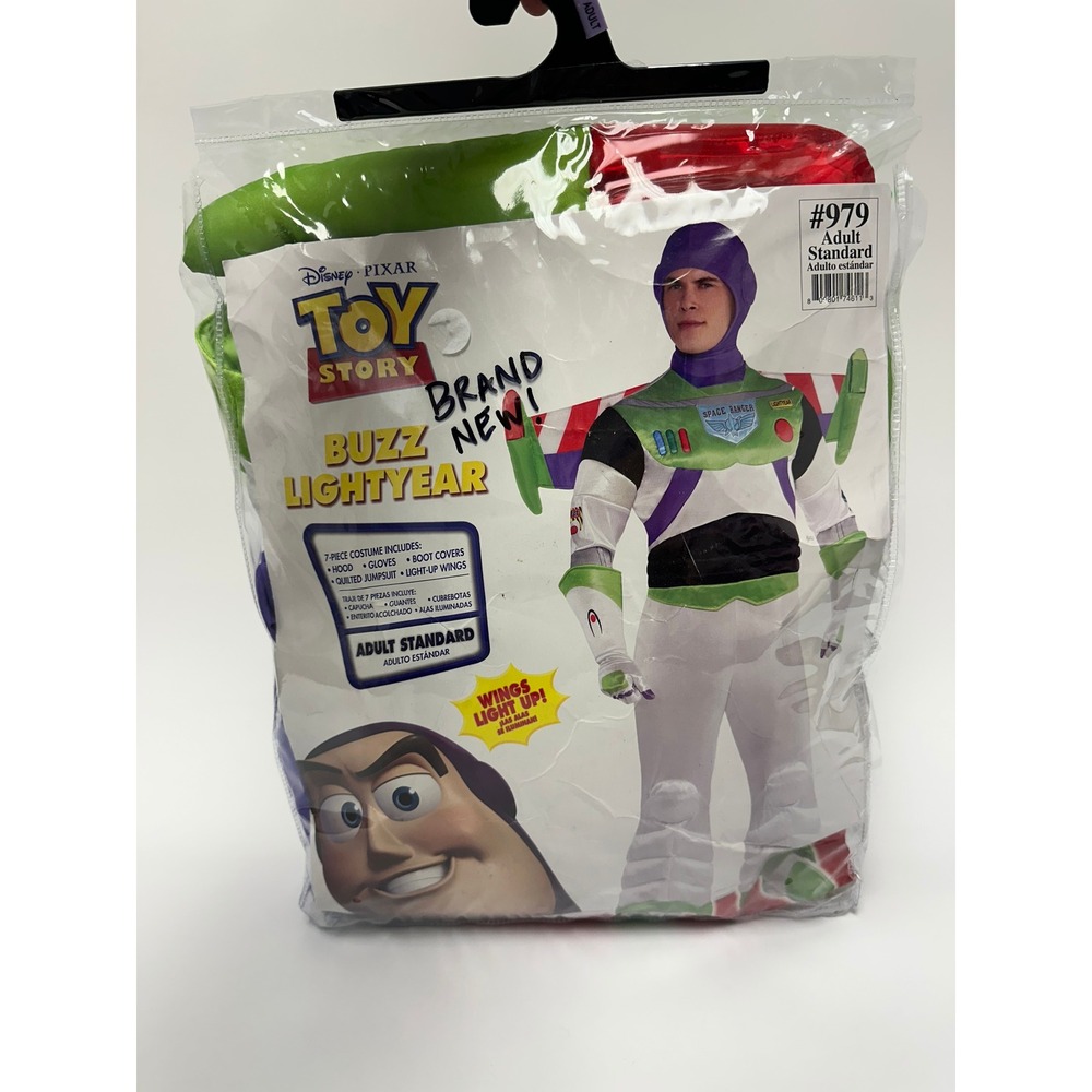 Disney Pixar Toy Story Buzz Lightyear Light-Up Wings Adult Costume Standard 979